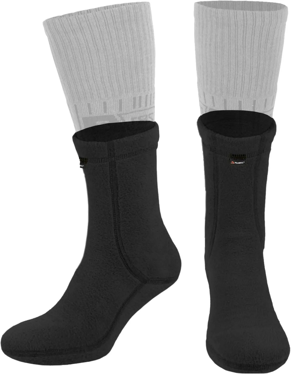 281Z Hiking Warm 6 inch Boot Liner Socks - Military Tactical Outdoor Sport - Polartec Fleece Winter Socks