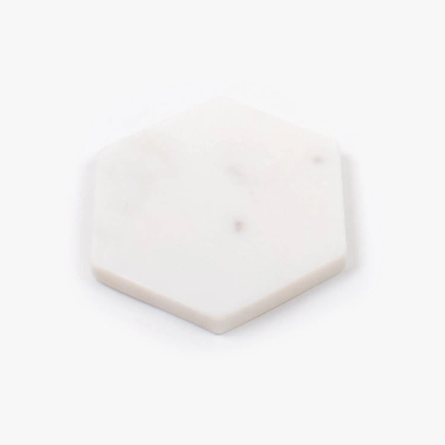 8 Oak Lane - White Marble Coaster Set