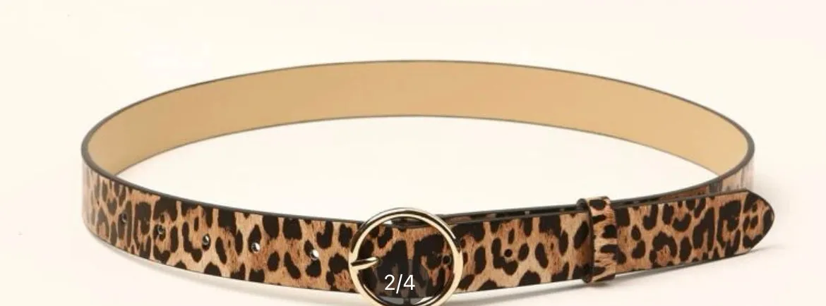 Animal Print Belts