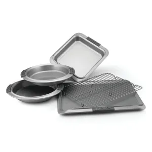 Anolon Advanced 5-Piece Bakeware Set with Silicone Grips