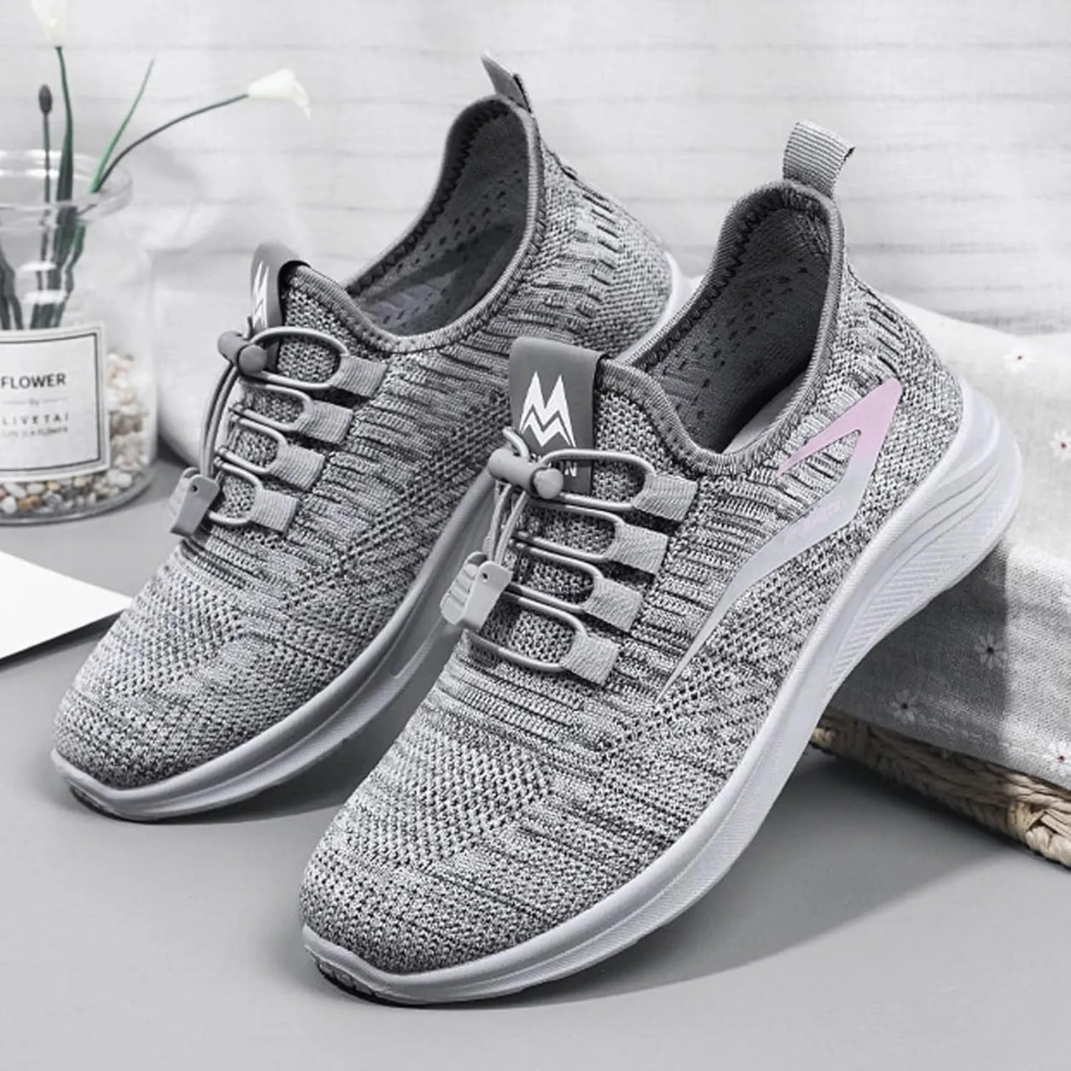 Arch Support Versatile Sneakers for Women Comfort Lightweight Breathable Sock Shoes Arch Support Walking Shoe