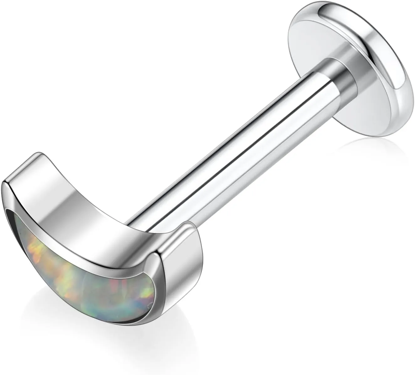 AROWRO G23 Titanium Labret Studs 16g Labret Jewelry Lip Piercing Jewelry Internally Threaded Monroe Jewelry Tragus Earrings 16g Helix Stud Cartilage Piercing