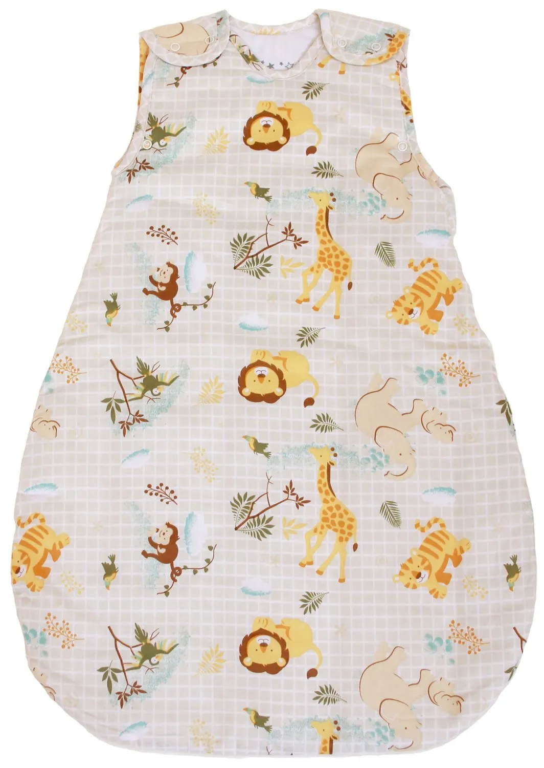 BABYINABAG Baby Sleeping Bag - Wearable Blanket, 100% Cotton, Summer Model 1 TOG (Small (3-11 mos))