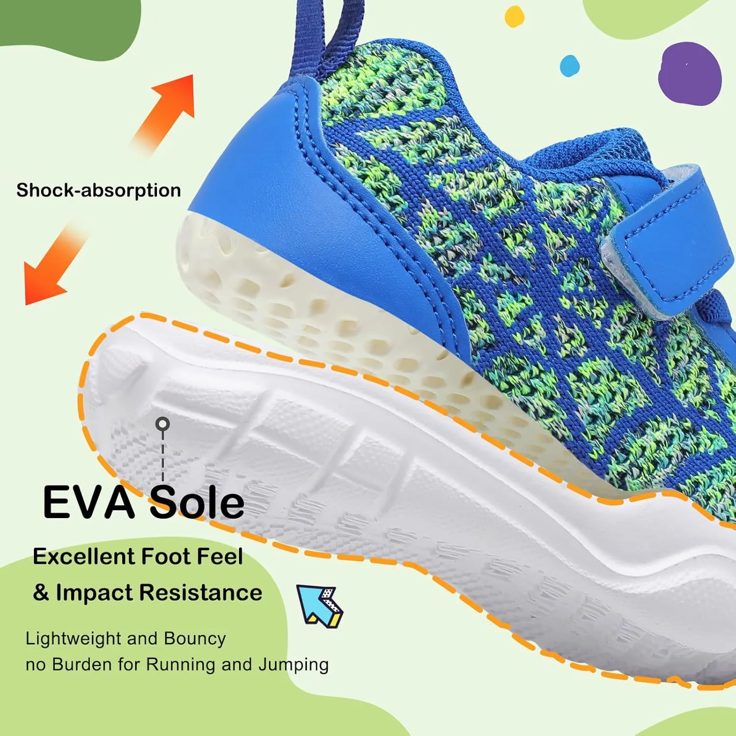 BARERUN Toddler Shoes Boys Girls Barefoot Shoes Kids Breathable Sneakers School Tennis Shoes Slip on Running Shoes Infant Toddler Walking Shoes