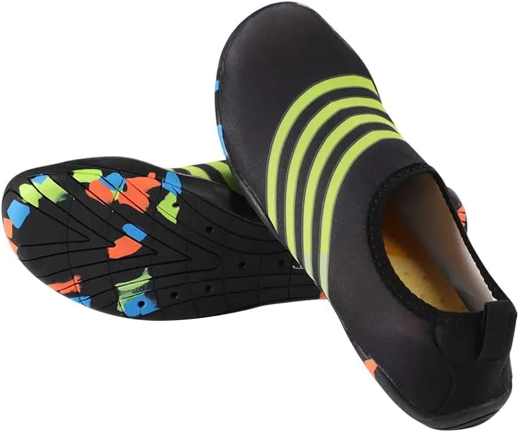 Beach Sand Socks Men Scuba Diving Aqua Short Socks Women Water Swim Stripes Shoes Anti-Slip Wetsuit Booties Snorkeling Shoes