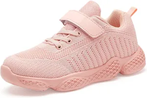 Boys Girls Sneakers Knitted Mesh Sports Shoes Breathable Lightweight Running Shoes for Kids Fashion Athletic Casual Shoes (Little/Big)