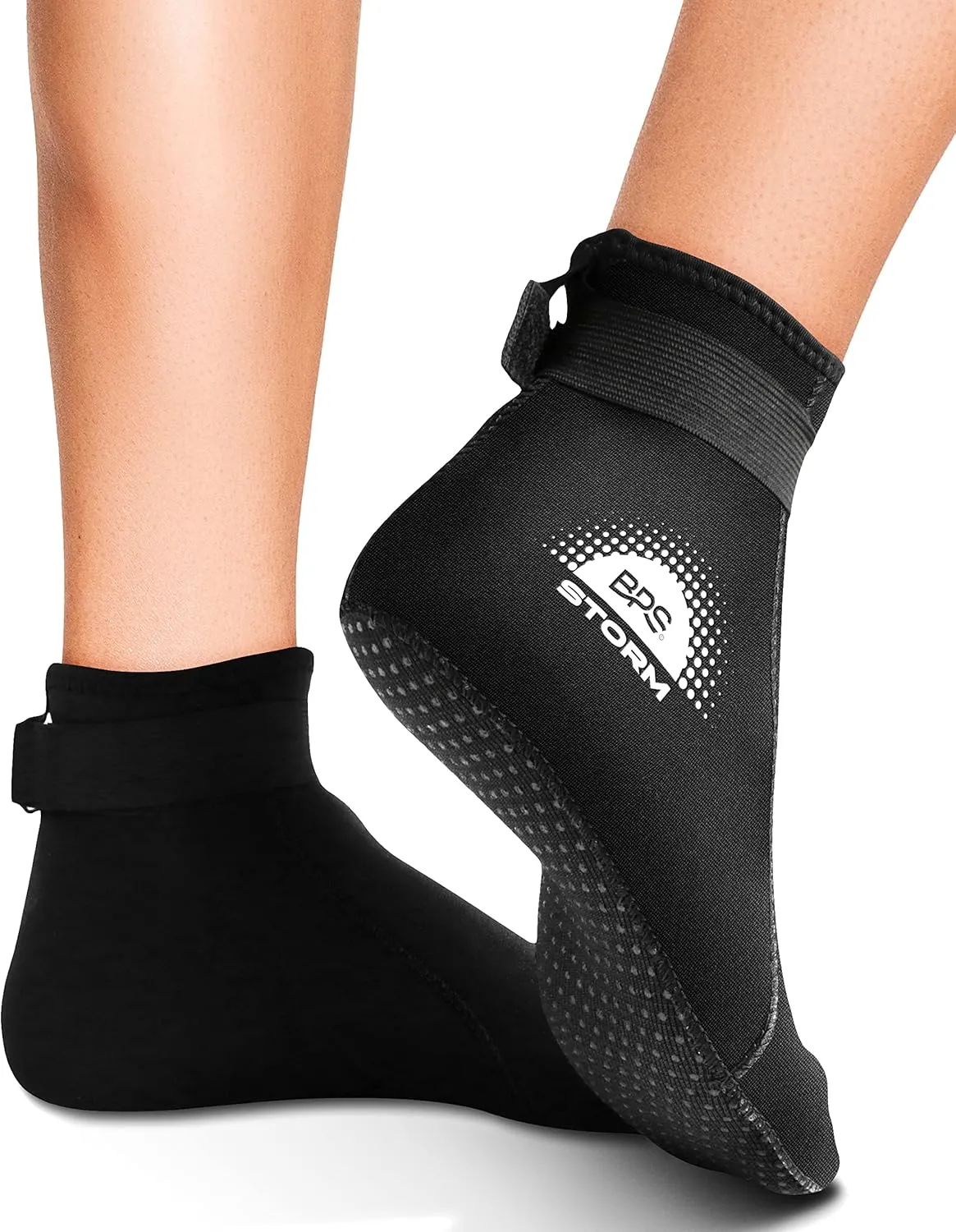 BPS Storm Neoprene Socks 3mm Water Socks Sand Proof Wetsuit Booties Sand Socks for Beach Volleyball Sand Soccer Sports