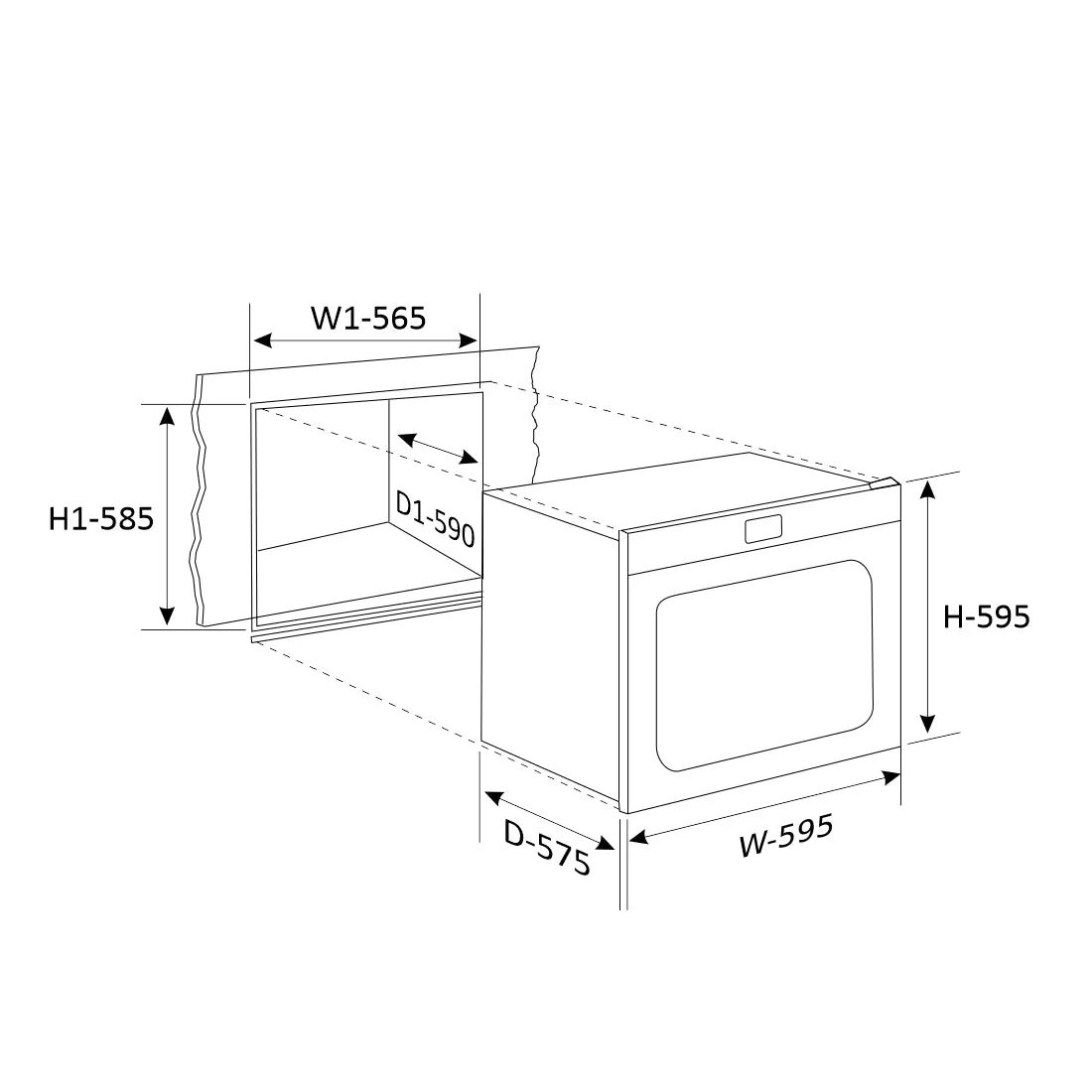 Built in Oven Motorised Rotisserie Turbo Fan 78Ltr with Multi-function (660 M RT)