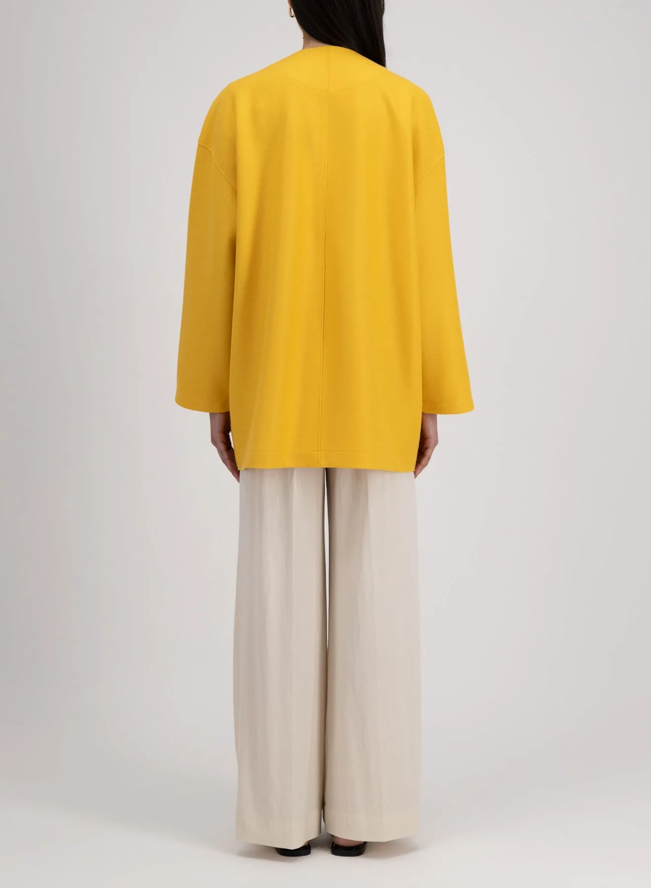 Cardigan light pressed wool