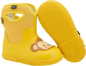CNSBOR Kids Rain Boots for Toddler Girls Boys Seamless Rubber Boots Waterproof Boots for Kids Lightweight Unisex-Child Handle It Rain Boots Kids