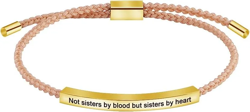 Custom Engraved Bracelets for Women Inspirational Bracelets,Personalized Bracelets With Names,Dont Let the Hard Days Win Rope Bracelet,Braided Bracelets for Teen Girls