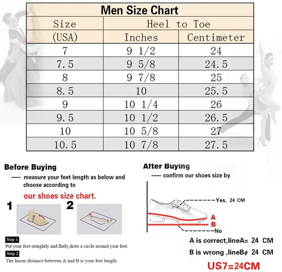 DKZSYIM Men's Leather Latin Dance Shoes Ballroom Tango Waltz Modern Social Practice Lace-up Dance Shoes 1" Heel,Model L040