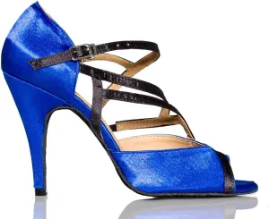 DKZSYIM Women's Latin Dance Shoes Ballroom Performance Salsa Party Dancing Shoes,Model YCL008