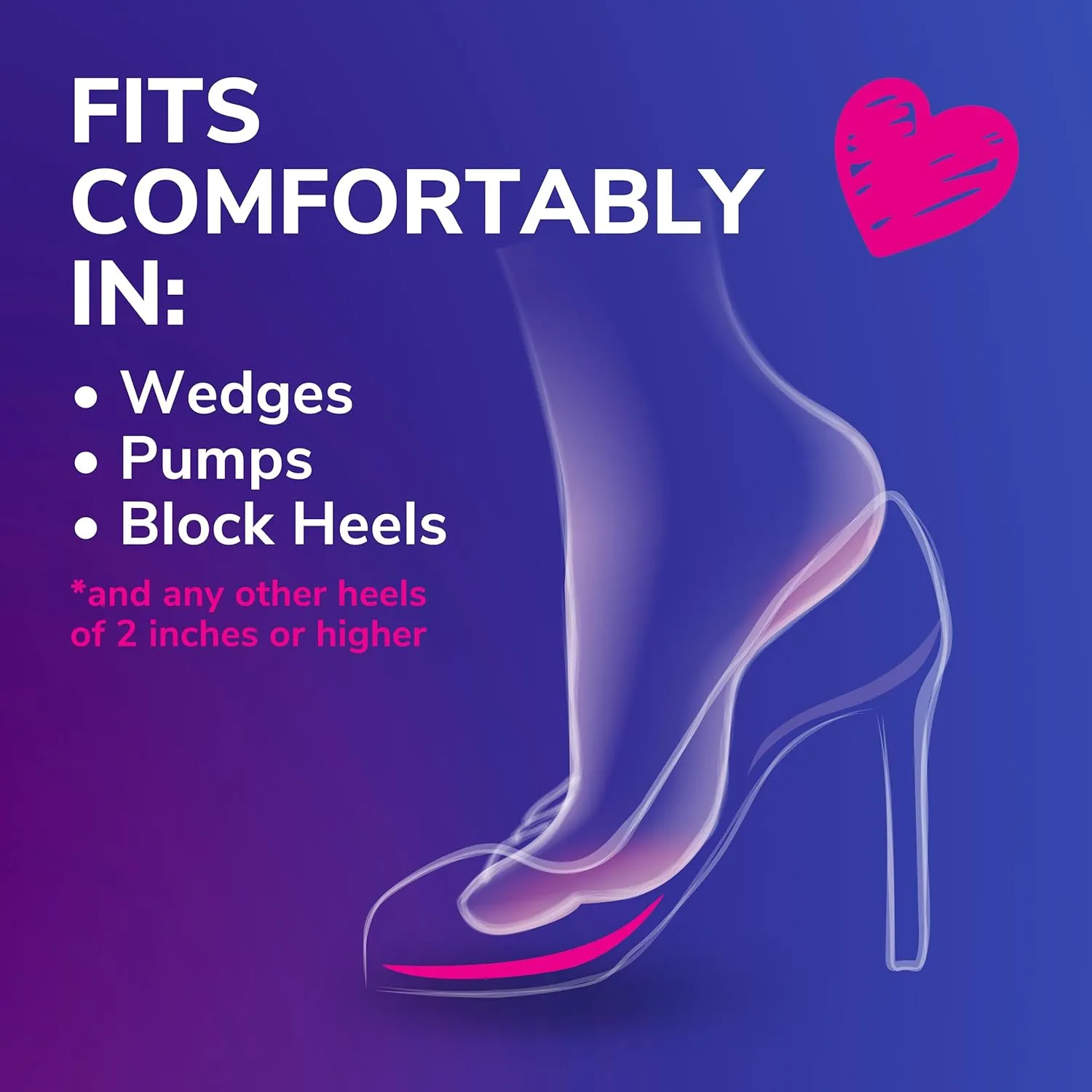Dr. Scholl's Ball of Foot Cushions for High Heels (One Size) // Relieve and Prevent Ball of Foot Pain with Discreet Cushions That Absorb Shock and Make High Heels More Comfortable