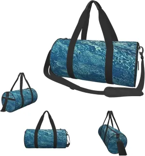 Duffle Bags Beautiful sea surface Gym Bag for Men Women Waterproof Travel Duffle Bags Convertible Carry on Garment Bag for Travel Sports