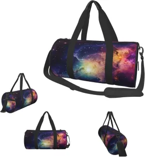 Duffle Bags Galaxy in The Universe Gym Bag for Men Women Waterproof Travel Duffle Bags Convertible Carry on Garment Bag for Travel Sports