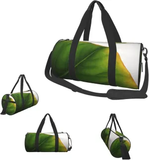 Duffle Bags Leaf Gym Bag for Men Women Waterproof Travel Duffle Bags Convertible Carry on Garment Bag for Travel Sports