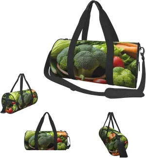Duffle Bags Nutritious vegetables Gym Bag for Men Women Waterproof Travel Duffle Bags Convertible Carry on Garment Bag for Travel Sports
