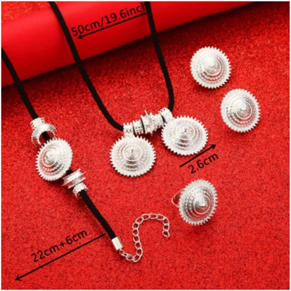 Ethiopian New Jewelry Sets Eritrean Engagement Bride Wedding Habesha Luxury Jewelry Africa Sudan