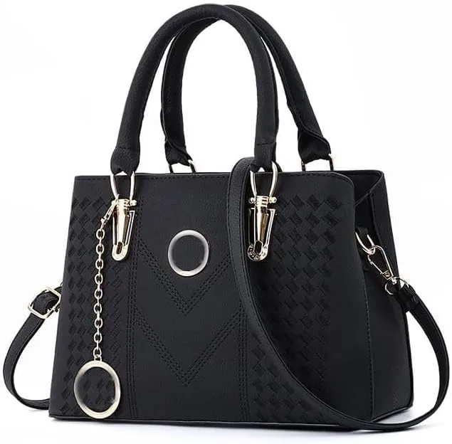 Fashion Elegant Metal Pendant Women Hand Bags Quality Handbags Shoulder Cross Body Bag Satchels Wristlets