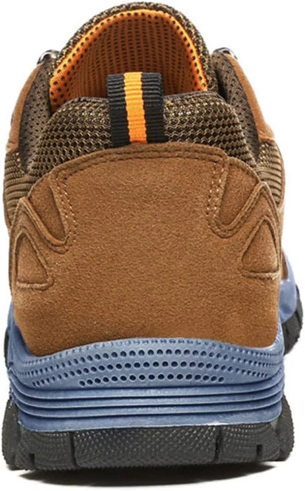 Fashion Summer and Men Hiking Shoes Solid Color Lace Up Flat Bottom Comfortable Non Slip Mens Sneaker Boots