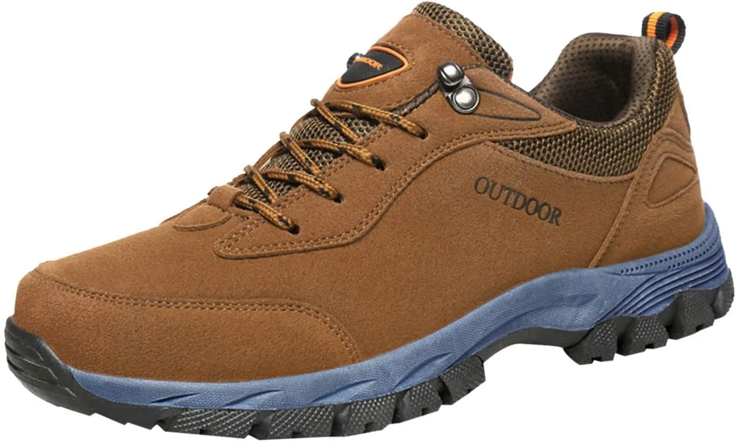Fashion Summer and Men Hiking Shoes Solid Color Lace Up Flat Bottom Comfortable Non Slip Mens Sneaker Boots