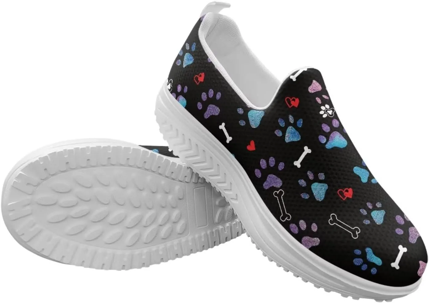 Forchrinse Womens Platform Shoes Casual Wedges Shoes Fashion Low Top Walking Sneakers Comfortable Slip on Platform Shoe