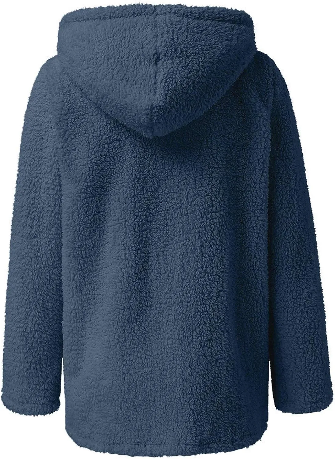 Fur Jackets for Women Sherpa Lined Warm Full Zip Winter Jackets Casual Open Front Cardigan Jacket Plus Size Plush Coats