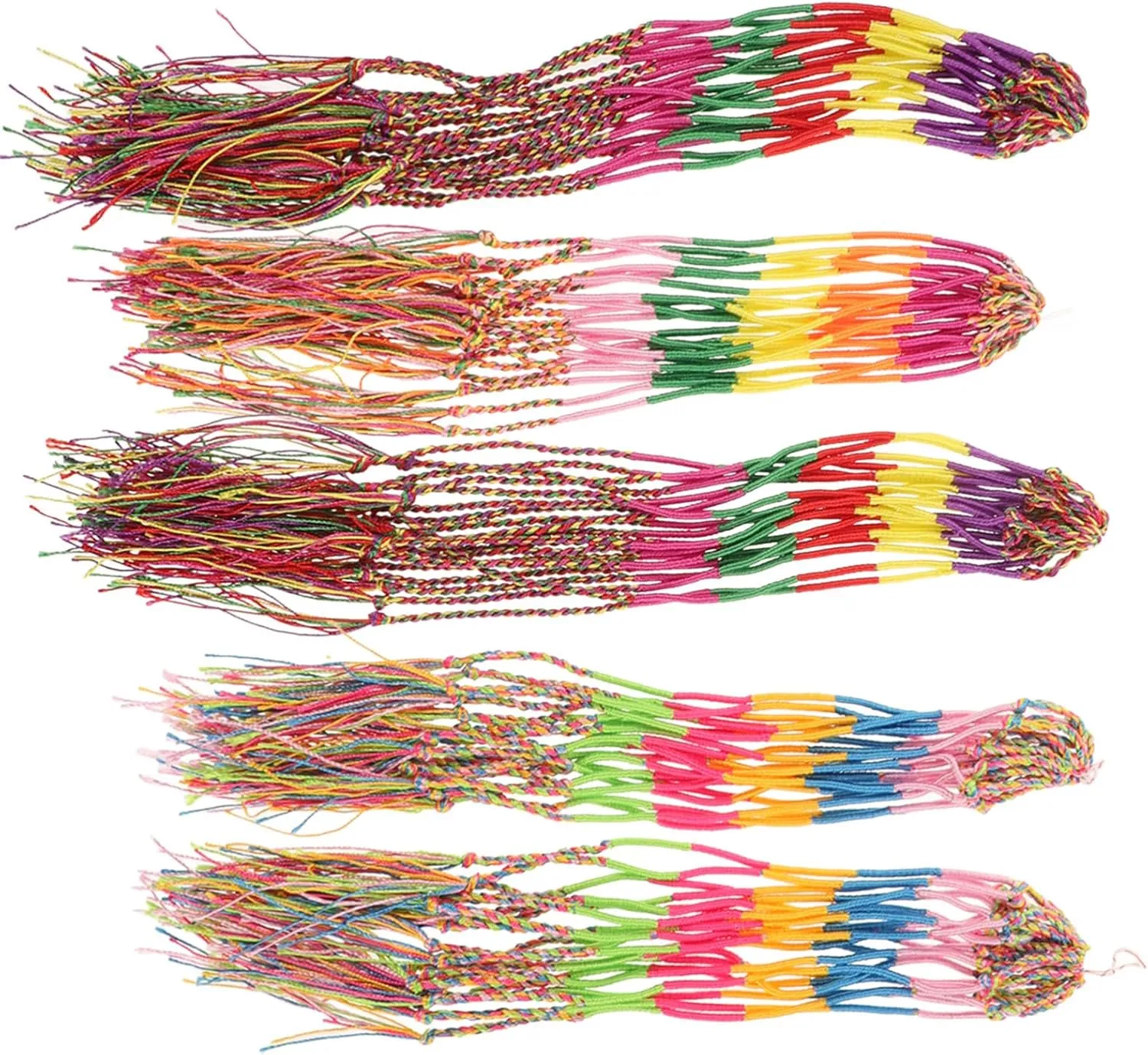 GALPADA 100pcs Handmade Braided Thread Bracelets for Women Ethnic Style for Present