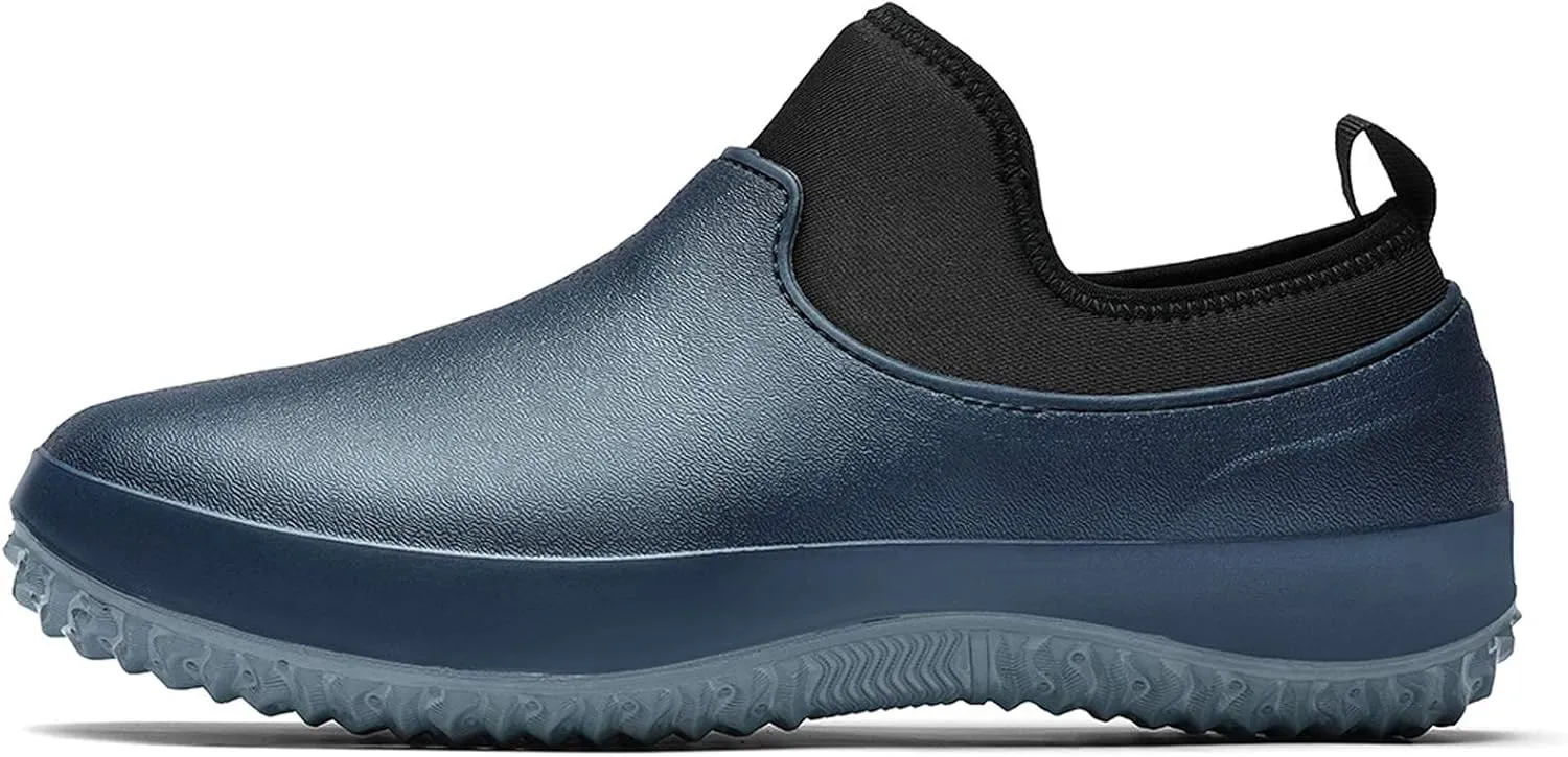 Garden Shoes Men's Waterproof Gardening Rain Boots Unisex Outdoor Footwear for Camping Lawn Care and Yard Work