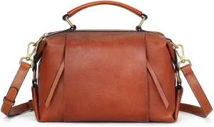 Genuine Leather Crossbody Bags for Women Wristlets Handbags Purse Small Satchel Clutch Shoulder Bag