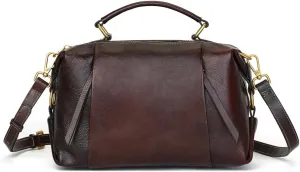 Genuine Leather Crossbody Bags for Women Wristlets Handbags Purse Small Satchel Clutch Shoulder Bag