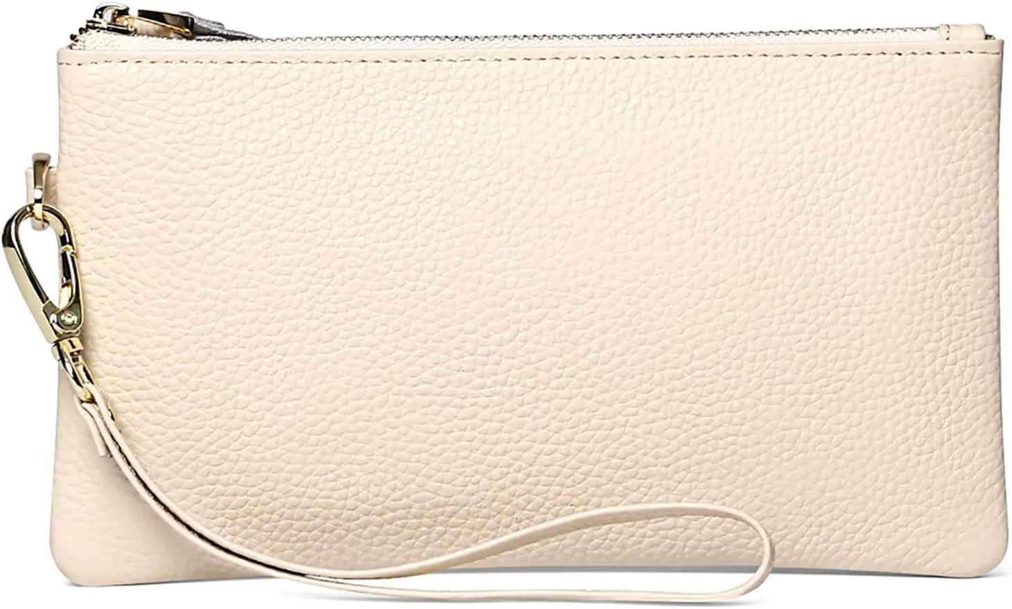 GOIACII Women's Wristlet Clutch Slim Leather Wallet RFID Blocking Handbag
