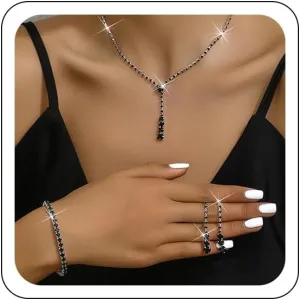 Gold Jewelry Set for Prom,Pearl Necklace Earrings Bracelet Crystal Bridal Wedding Prom Dresses Costume Jewelry Accessories Rhinestone Bridal Jewelry Set for Women