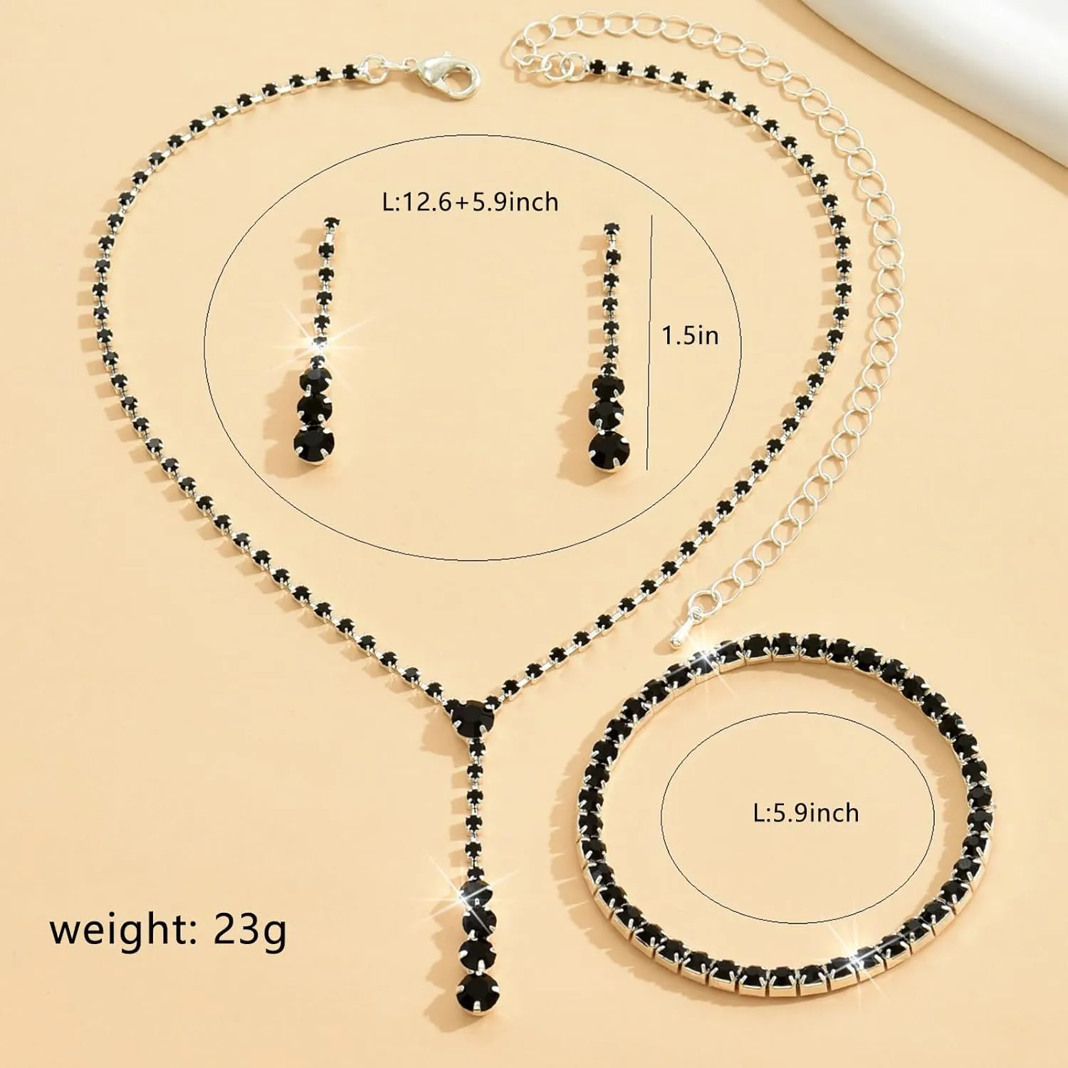 Gold Jewelry Set for Prom,Pearl Necklace Earrings Bracelet Crystal Bridal Wedding Prom Dresses Costume Jewelry Accessories Rhinestone Bridal Jewelry Set for Women