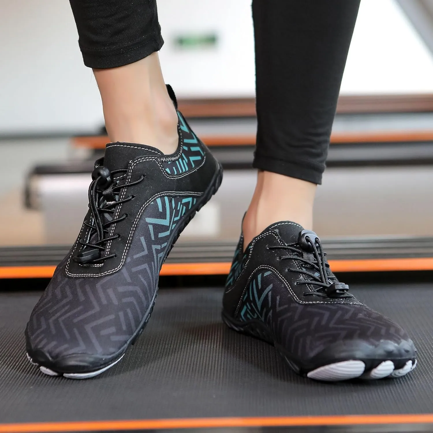 Grounded Footwear for Women Hike Barefoot Shoes Wide Toe Box Zero Drop Summer Beach Shoes Casual Comfortable Walking Shoe Non Slip Neuropathy Socks for Women Lightweight Breathable Sneakers 2025