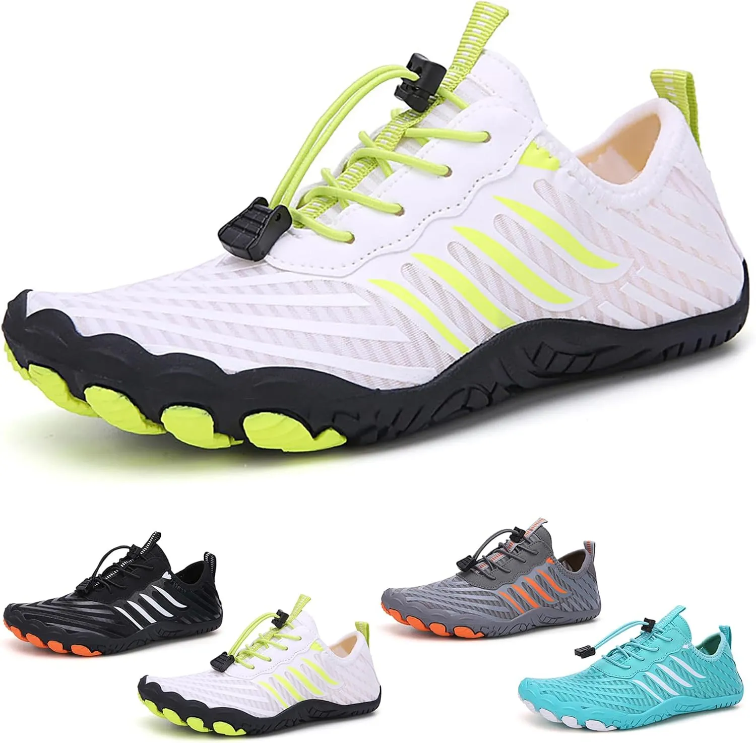 Grounded Footwear for Women Men, Quick Dry Hike Footwear Barefoot Shoes, Comfortable Wide Toe Box Non-Slip Trail Running