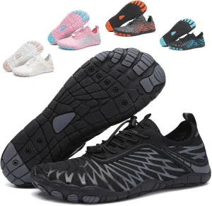 Grounded Footwear for Women Men, Quick Dry Hike Footwear Barefoot Shoes, Comfortable Wide Toe Box Non-Slip Trail Running