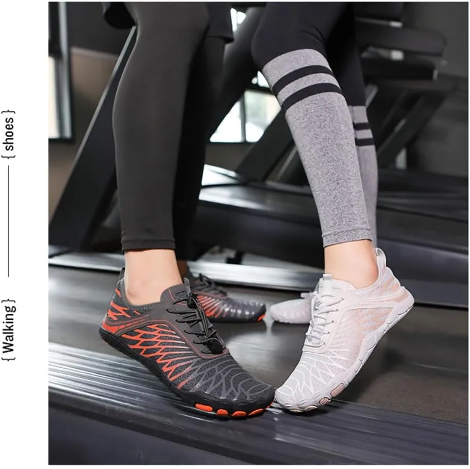 Grounding Shoes with Copper, Women Men Waterproof Trail Running Healthy & Non-Slip Barefoot Shoes, Slip-On Hike Footwear Minimalist Athletic