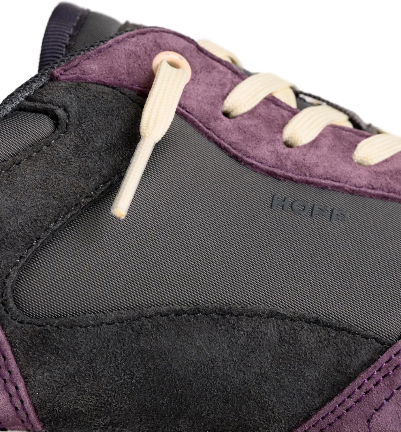 Gulfport Womens Fashion Trainers in Black Purple