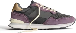 Gulfport Womens Fashion Trainers in Black Purple