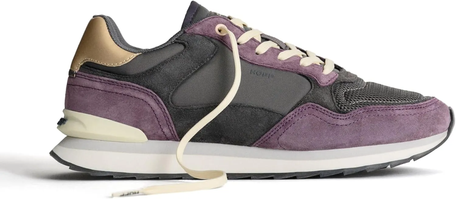 Gulfport Womens Fashion Trainers in Black Purple