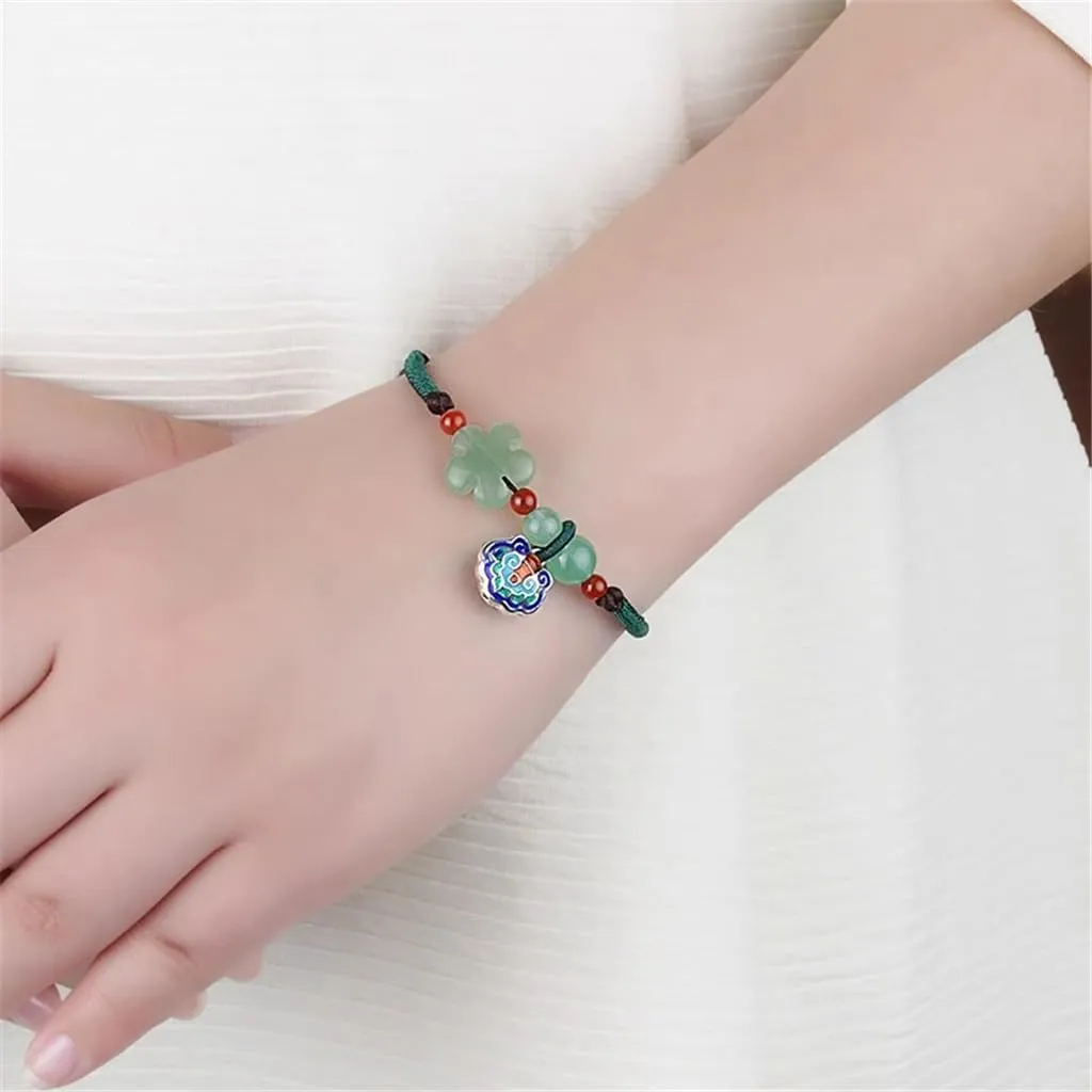 HBJWOV Vintage Bracelet Women Ethnic Hand Jewelry Handmade Braided Hand Rope Ancient Jewelry
