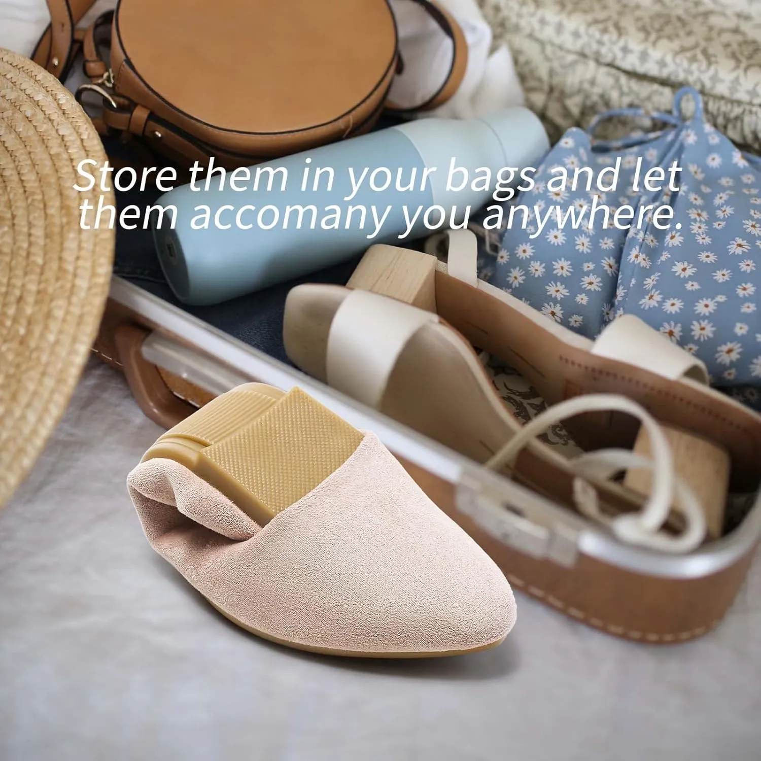 HEAWISH Women??s Black Flats Shoes Comfortable Suede Pointed Toe Slip On Casual Ballet Flats Dress Shoes Nude Flats