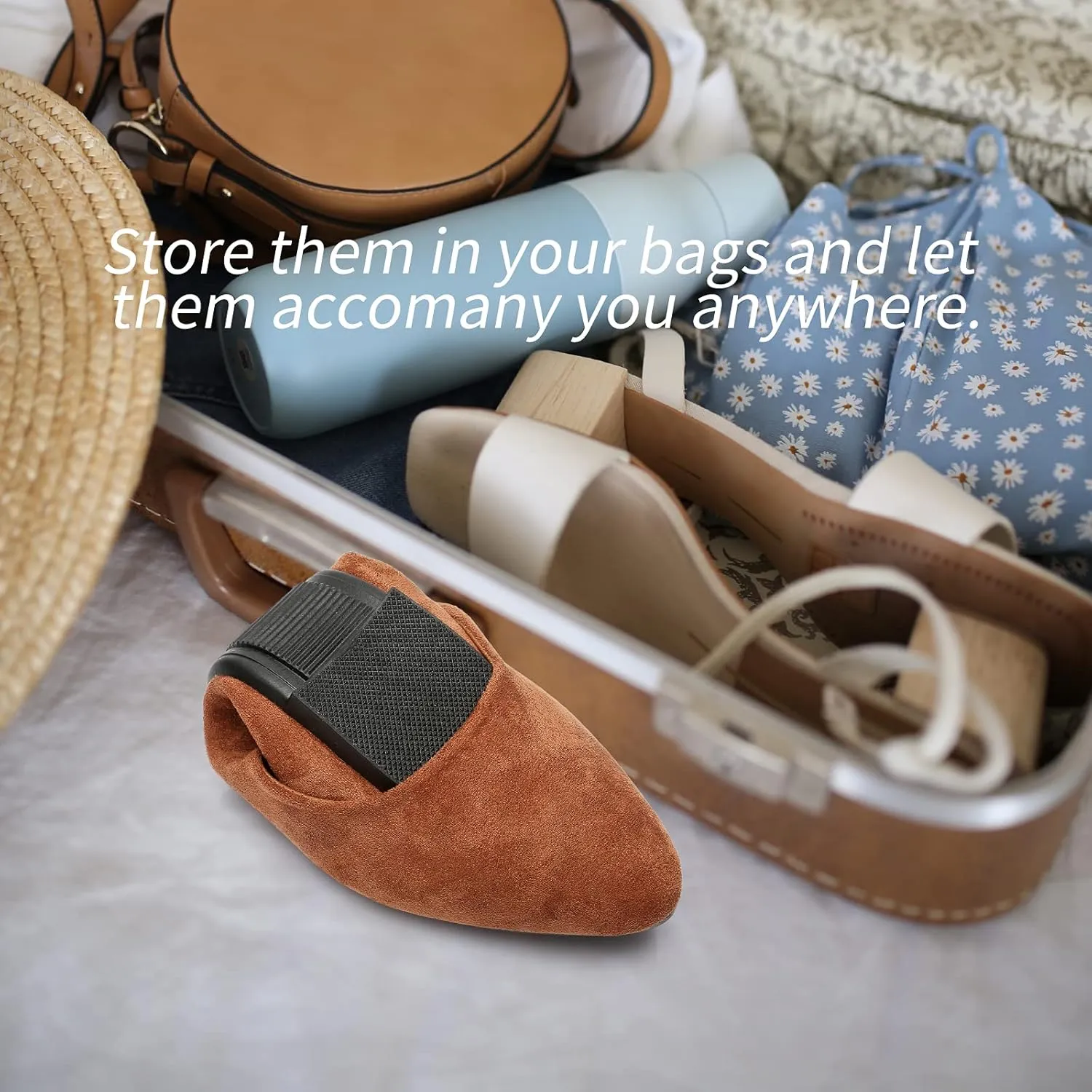 HEAWISH Women??s Black Flats Shoes Comfortable Suede Pointed Toe Slip On Casual Ballet Flats Dress Shoes Nude Flats