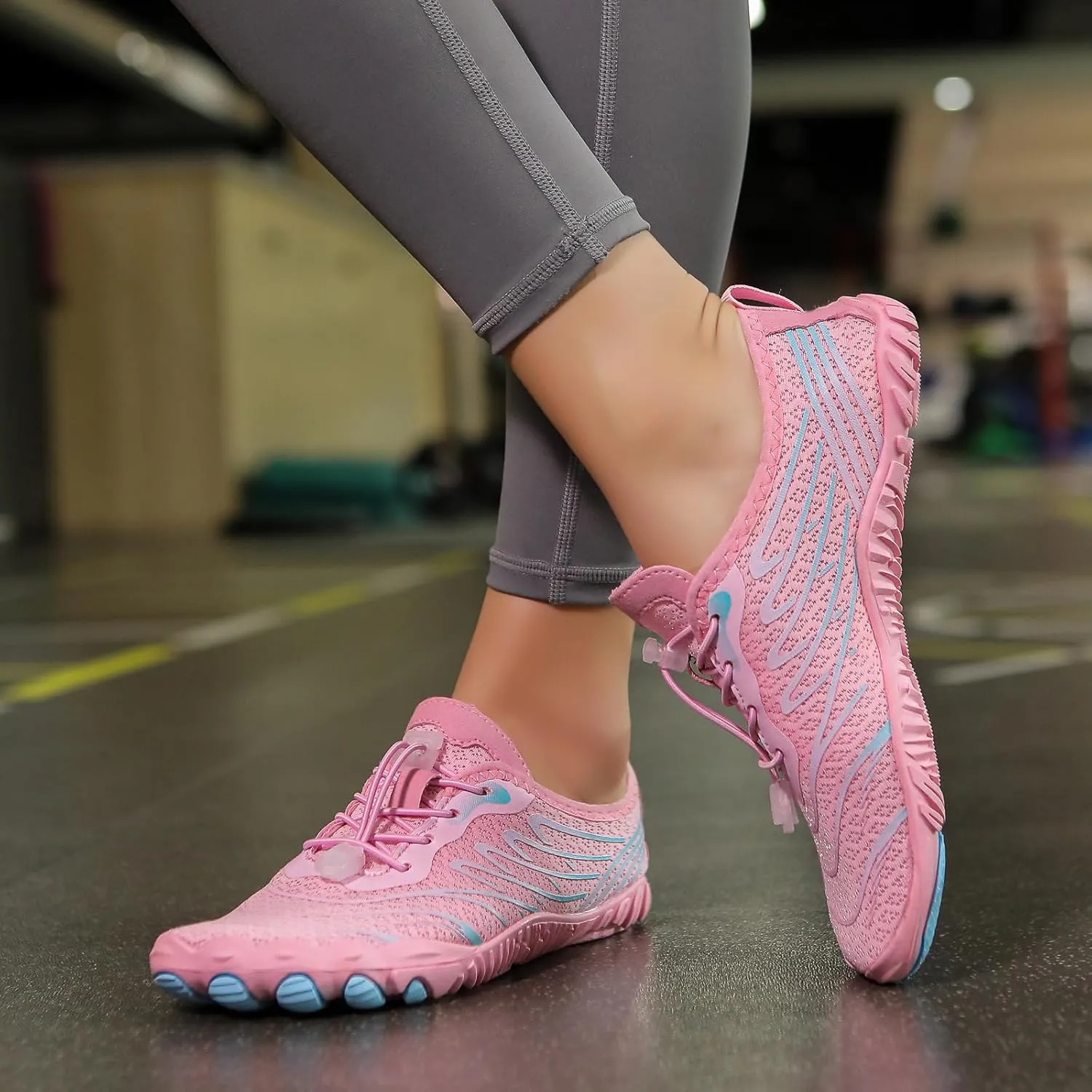 Hike Barefoot Shoes for Women Men Quick Dry Waterproof Barefoot Footwear Anti-Slip Grounding Shoes Running Healthy Athletic Sneaker Lightweight Beach Swim Outdoor Shoe