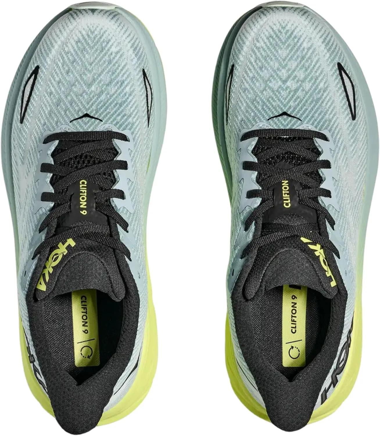 HOKA Mens Clifton 9 Textile Trainers