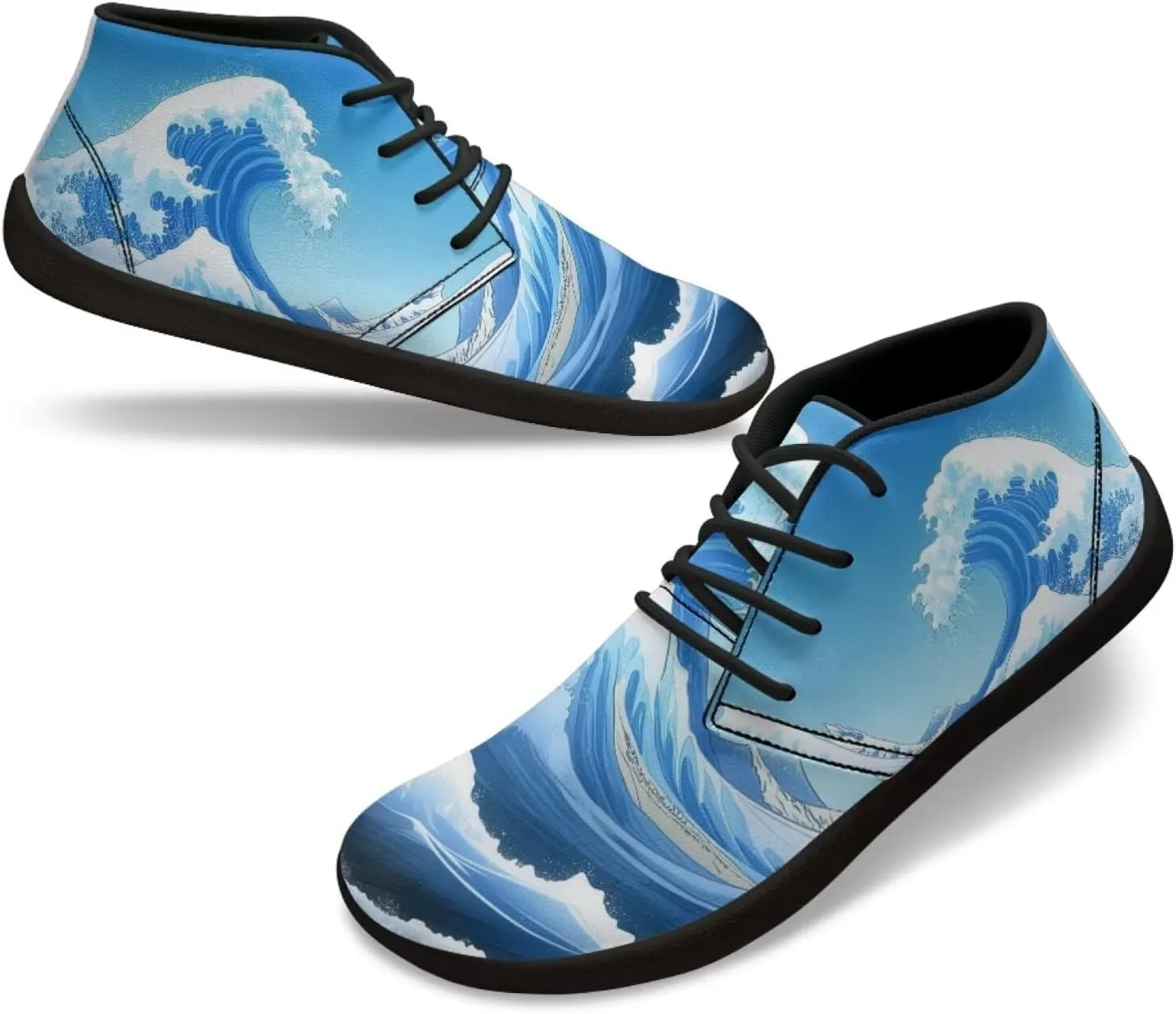 Howilath Barefoot Shoes Men Wide Toe Box, Trail Running Sneakers Anti-Skid Shoes with Zero Drop Sole