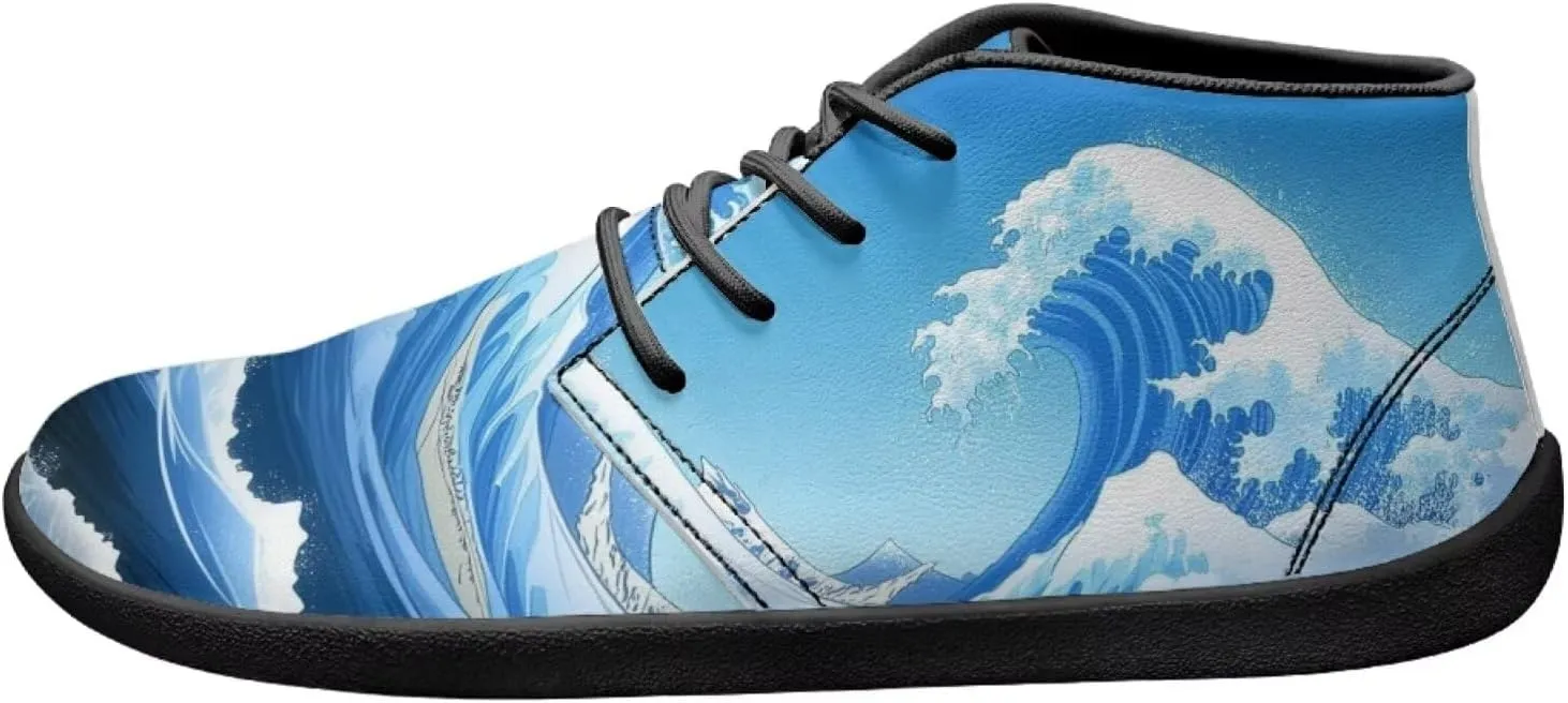 Howilath Barefoot Shoes Men Wide Toe Box, Trail Running Sneakers Anti-Skid Shoes with Zero Drop Sole