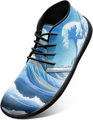 Howilath Barefoot Shoes Men Wide Toe Box, Trail Running Sneakers Anti-Skid Shoes with Zero Drop Sole